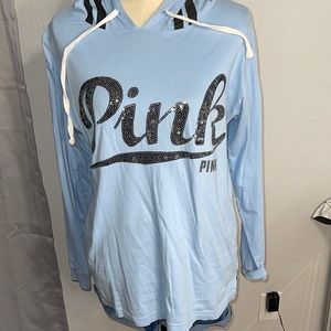 Blue Victoria’s Secret pink sweater